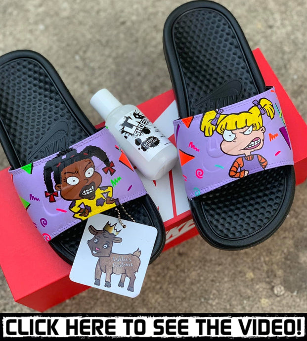 ASHLEE CALBERT AKA "ASHLEE THE GOAT" SHOWING OFF!!! DO YOU TRUST YOUR TOP COAT SYSTEM? SHE TRUSTS HERS!! ASHLEE PUTS OUT SOME OF THE CLEANEST ILLUSTRATIONS YOU WILL EVER SEE ON SHOES!!!!